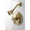 Kingston Brass KB2637BXTSO Metropolitan Shower Trim Only W/out Valve, Brushed Brass KB2637BXTSO - alternate 5
